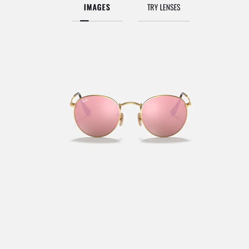 Ray ban round flat lenses